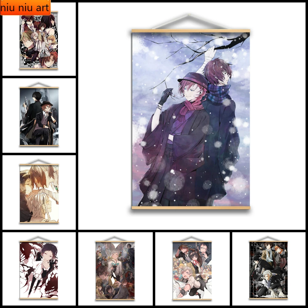 

Diamond Painting Wenhao Stray Dog Anime Manga Diamond Mosaic Cross Stitch Kits Full Diamond Embroidery Room Decoration