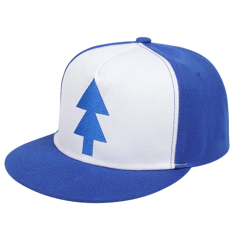 Fashion Mens baseball cap Blue Pine Tree embroidery golf Caps Cartoon Hip hop Snapback hat Adult Men women sports Hats gorras