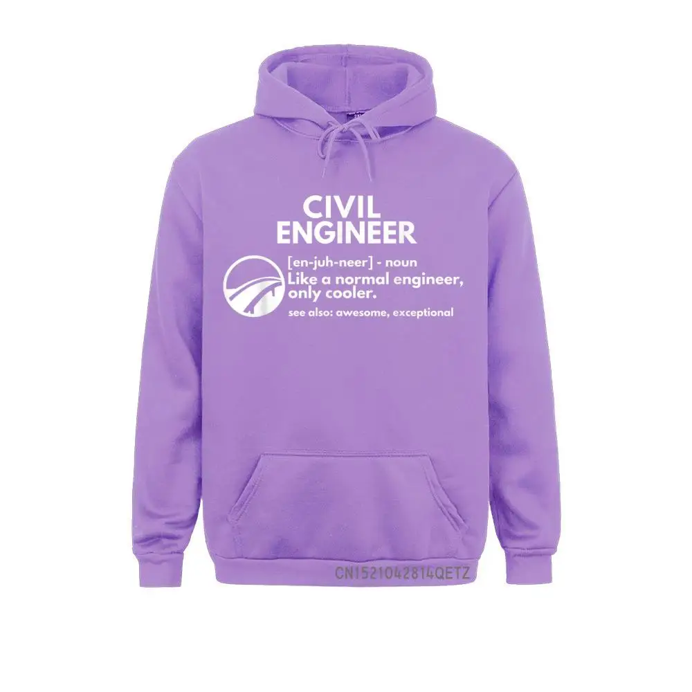 Slim Fit Civil Engineer Definition Funny Engineering Unisex Long Sleeve Cozy Hoodies New Arrival Sportswears Men Sweatshirts