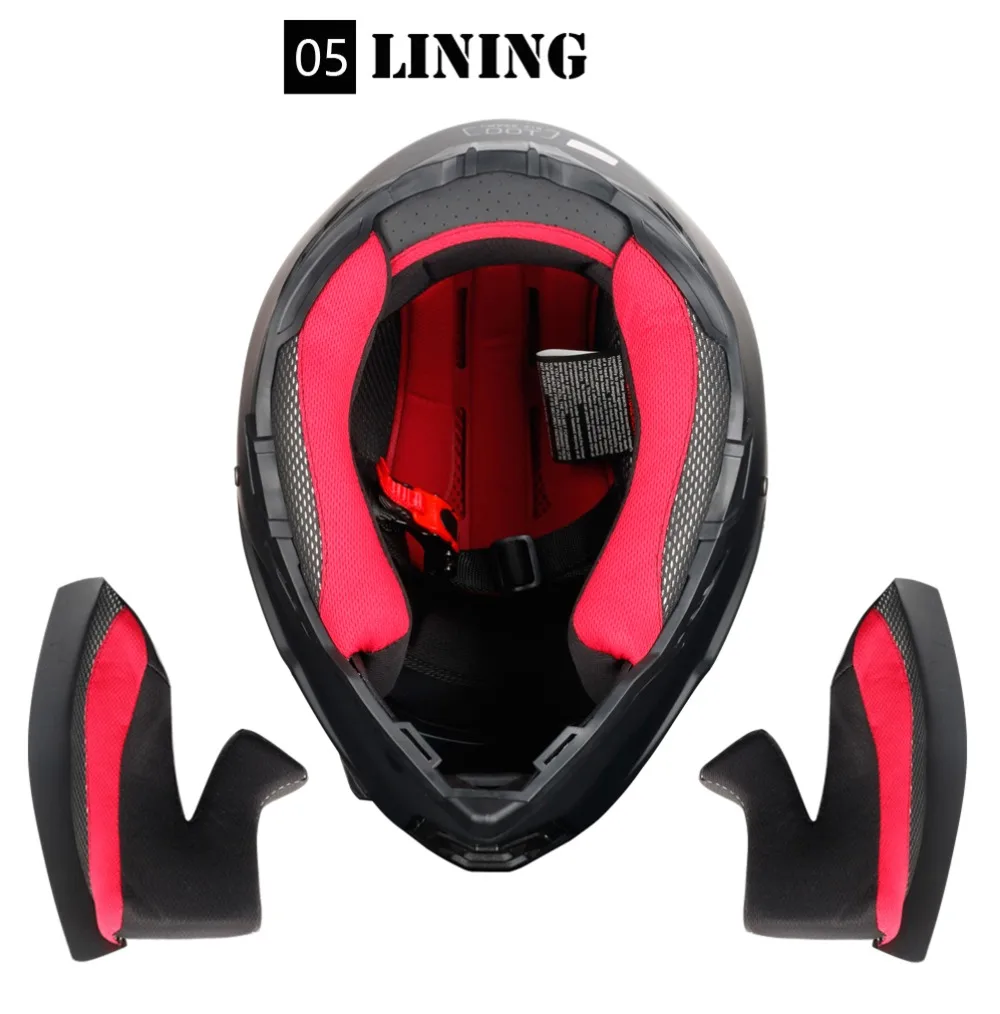 Vieni con un altro obiettivo nero lucido moto da corsa casco da bicicletta Atv Dirt Bike Downhill Mtb Dh Cross Capacetes S M L Xl Xxl