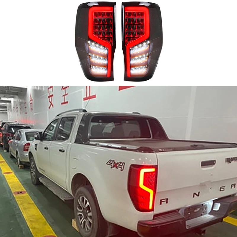 

New Items Car LED Tail Light Taillight Lamp Rear Back Lamp Fit For Ford Ranger Raptor T6 T7 T8 2012-2020 Pickup Styling Parts