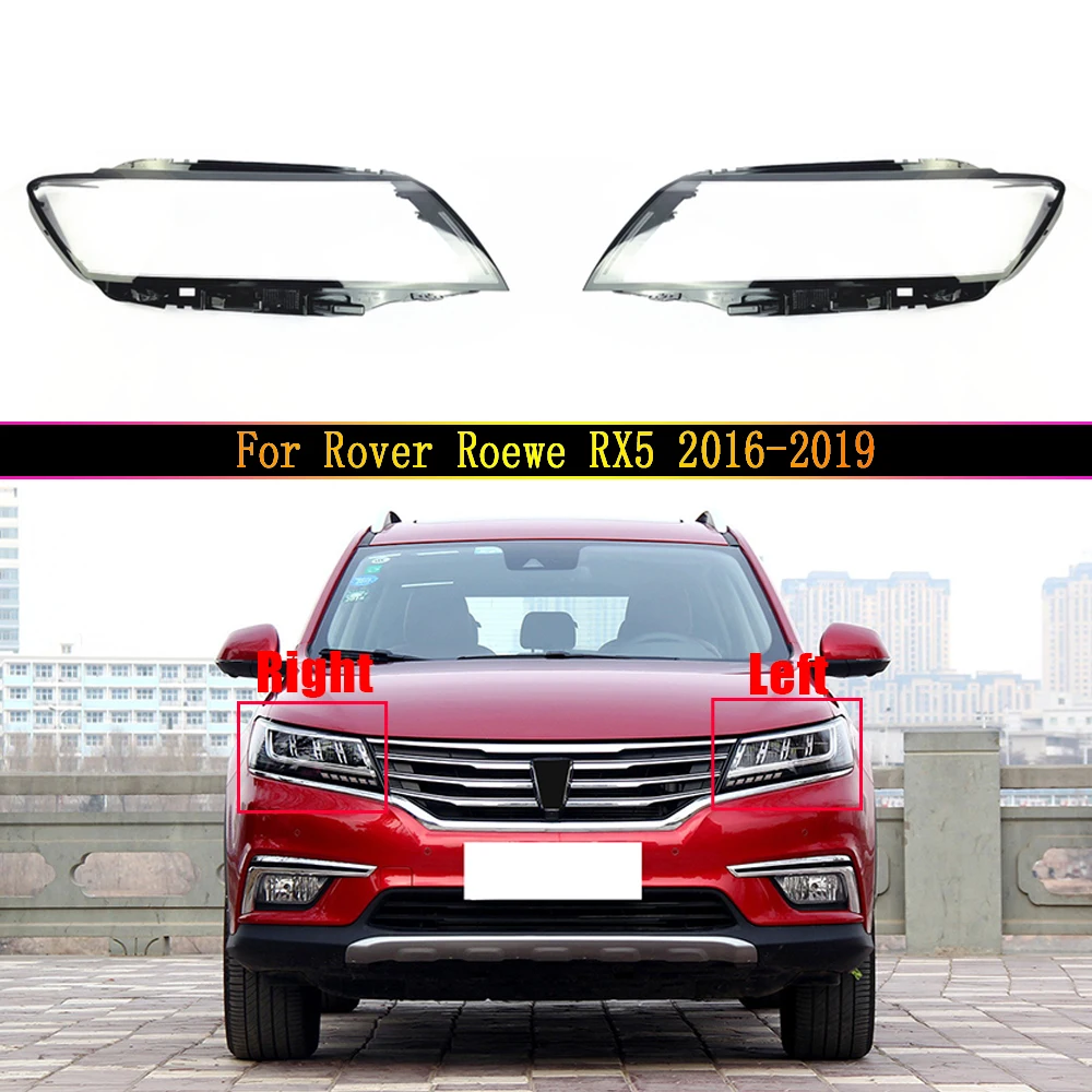 

Transparent Light Case For Roewe RX5 2016 2017 2018 2019 Car Front Headlight Lens Cover Auto Headlamp Lampshade Glass Lamp Shell