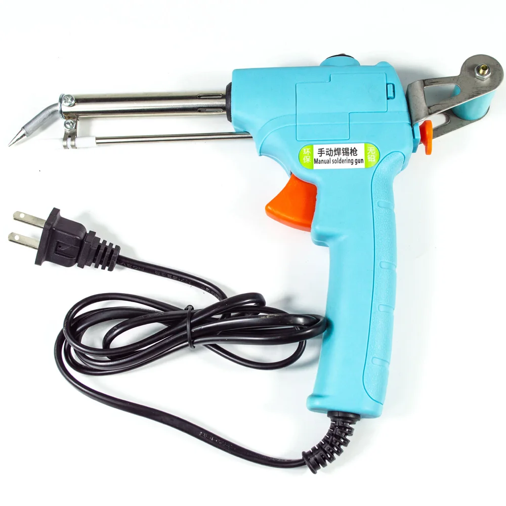 Electric soldering gun 110V 220V 60w solder gun automatic tin soldering iron set external heating plug professional tool kit