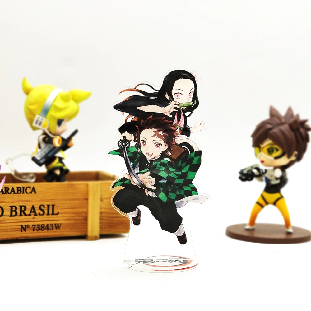 Kimetsu no Yaiba Tanjirou Nezuko #B anime  acrylic standee figurines desk decoration cake topper