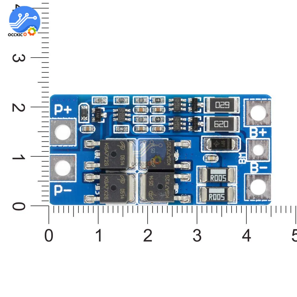 BMS 2S 10A 8.4 فولت 7.4 فولت 18650 بطارية ليثيوم لوح حماية PCM PCB بطارية موازن ليثيوم أيون يبو لشحن 18650