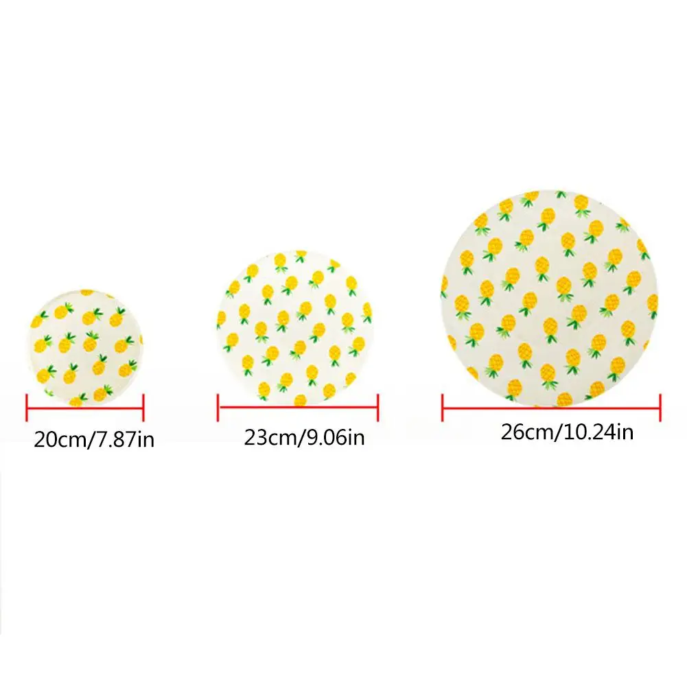 3Pcs Food Bowl Cover Universal Cloth Lids For Cookware Bowl Pot Reusable Stretch Lids Kitchen Accessories