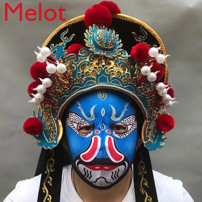 Props Sichuan Opera Face Changing Facial Makeup Ultra-Thin Breathable Sichuan Face Changing Clothing Face Accessories