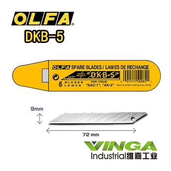 

made in japan OLFA DKB-5 5PCS Olfa Blade OLFA Ersatzklinge 30 DKB5 Grafik Folie Cutter Klebefolie 0.38MM 9MM