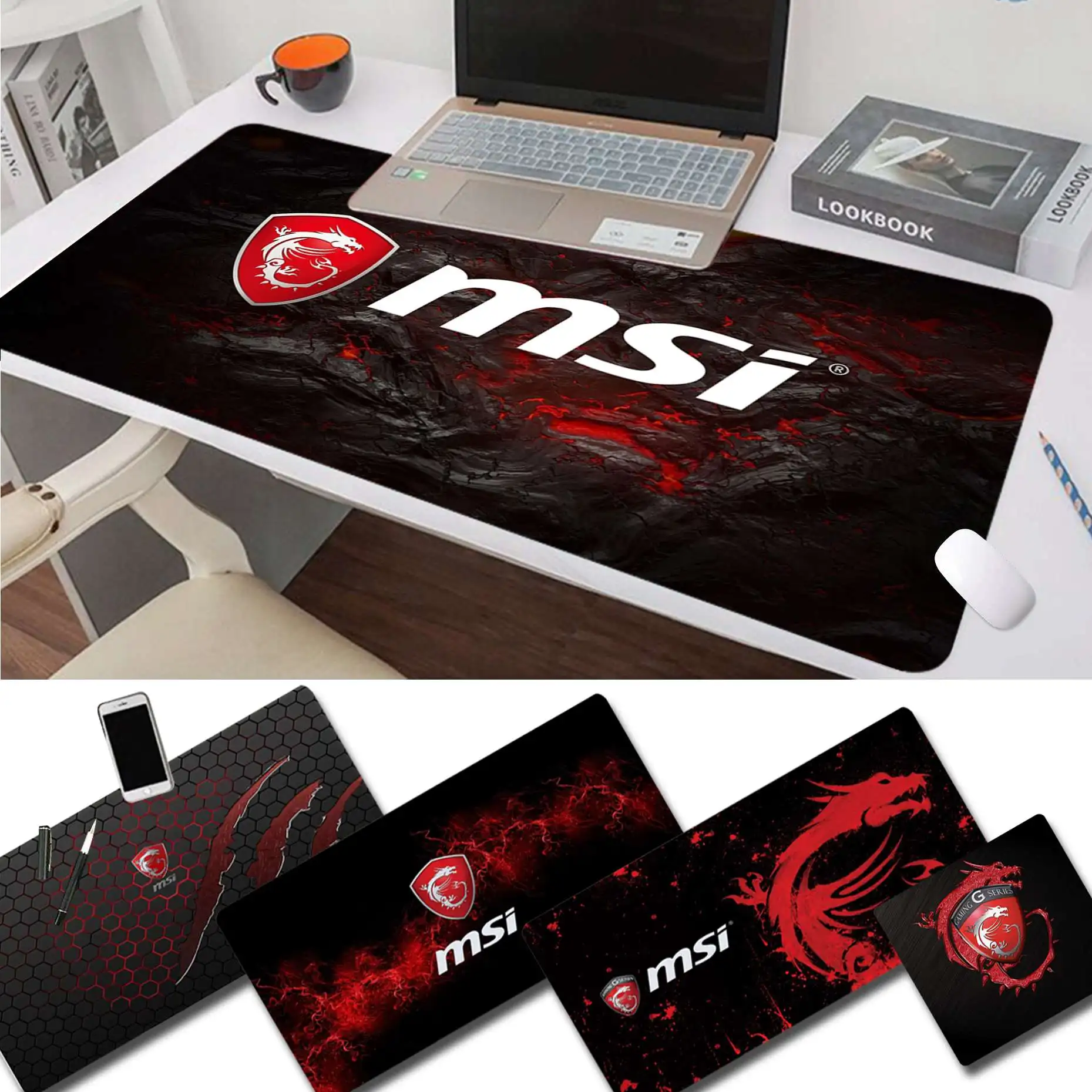 

Maiya My Favorite MSI Rubber Mouse Mat Pad Free Shipping Large Mouse Pad Keyboards Mat