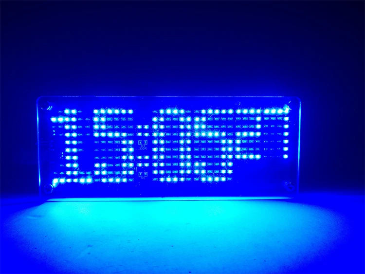 SMD LED dot matrix digital clock production kit Electronic clock kit diy clock kit