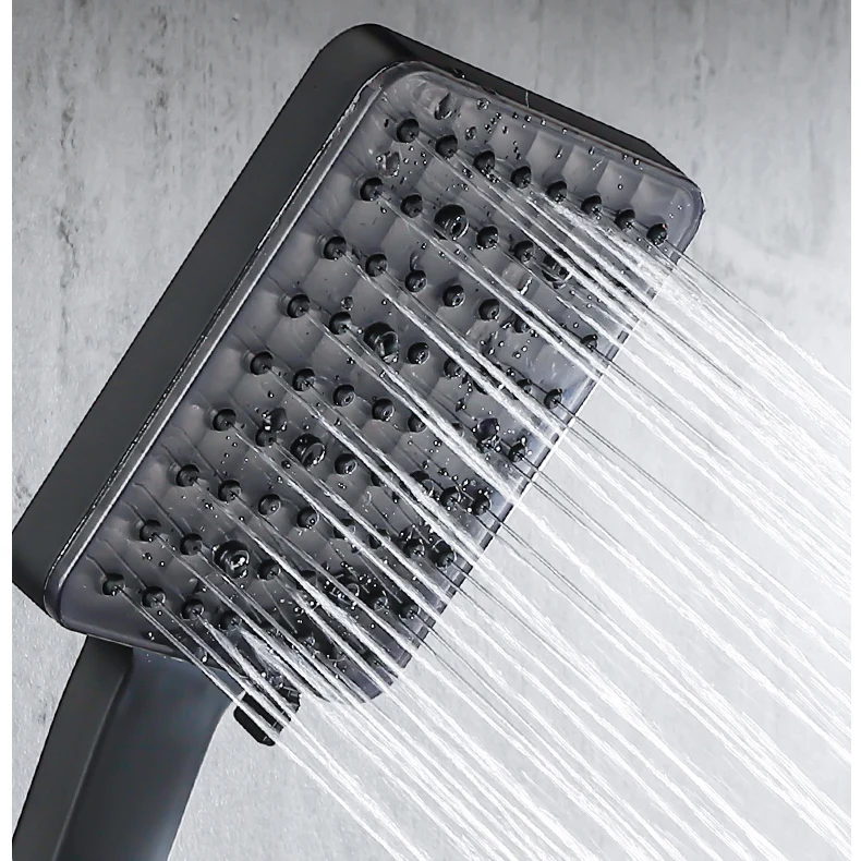 Imagem -06 - Imprensa Punho do Sistema de Chuveiro Digital Qualidade Latão Banheiro Mixer Torneira Chuva Cabeça Chuveiro Branco Ouro Piano Termostática Chuveiro Conjunto