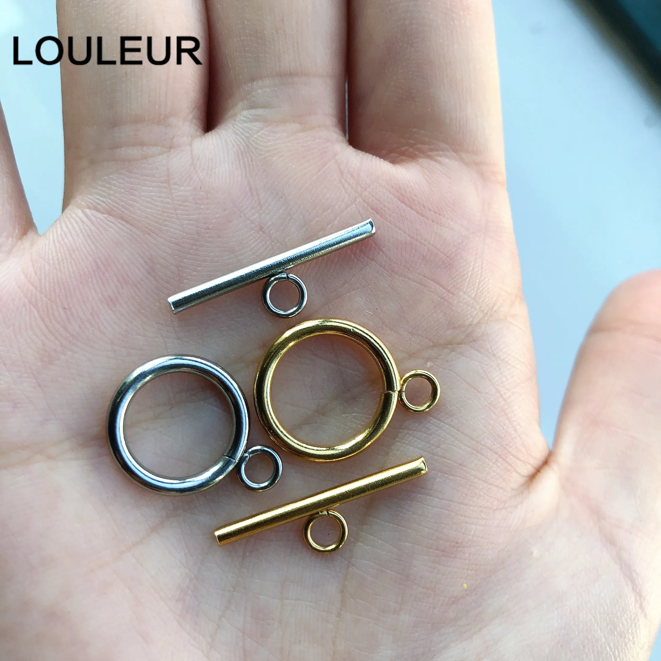 4sets Edelstahl OT Toggle-haken Toggle-haken Schnalle Anschlüsse Für DIY Armband Halskette Schmuck Finden Liefert – Detail 7