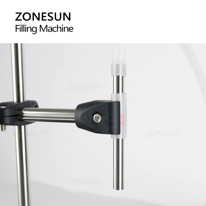 ZONESUN ZS-DPYT320 شبه التلقائي زجاجة سوائل مضخة الحجاب الحاجز ملء ماكينة وزن