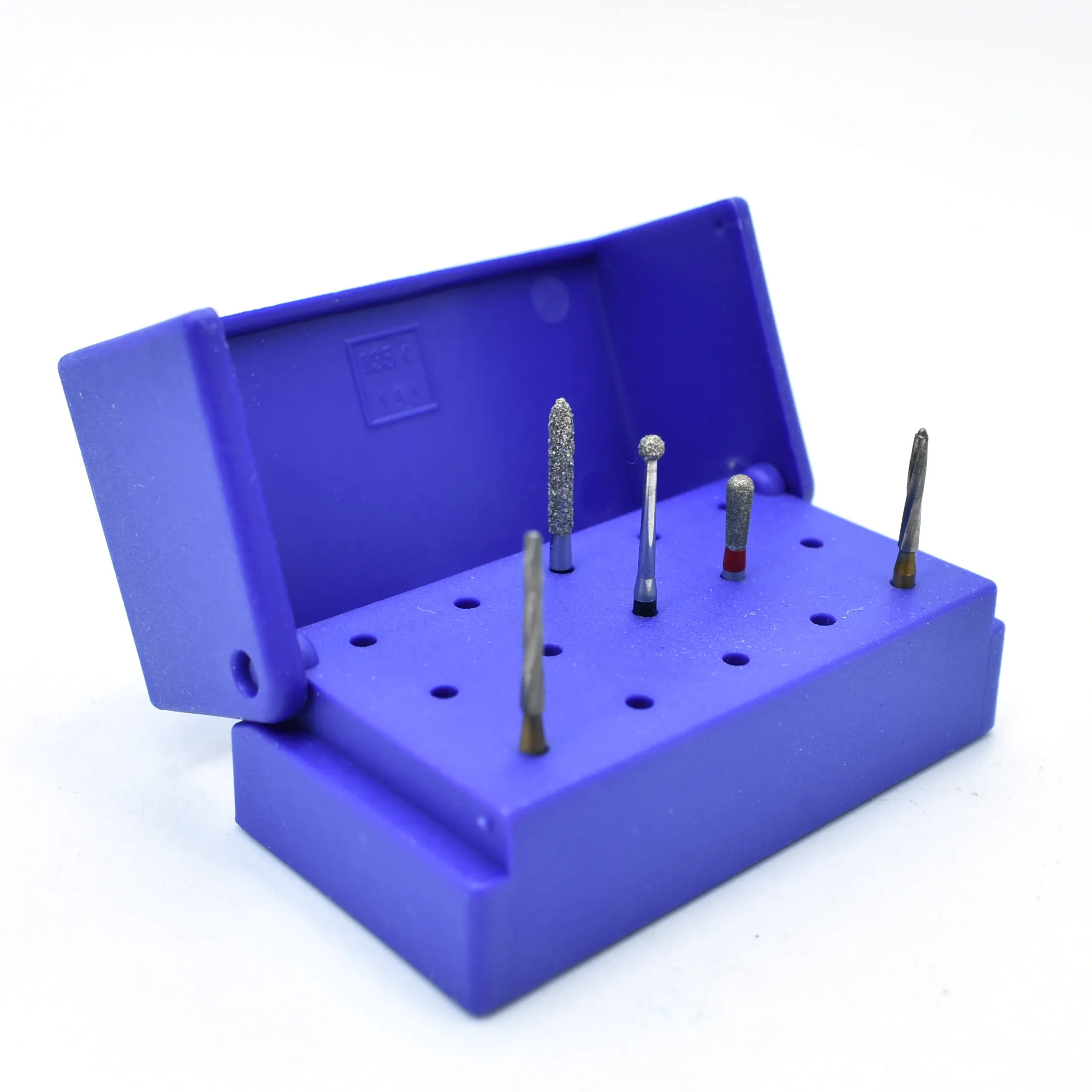 Dentistry Burs Blocks Autoclavable Disinfection Holder Sterilizer 15 Holes For FG Hight Bpeed Bur Dental Tool