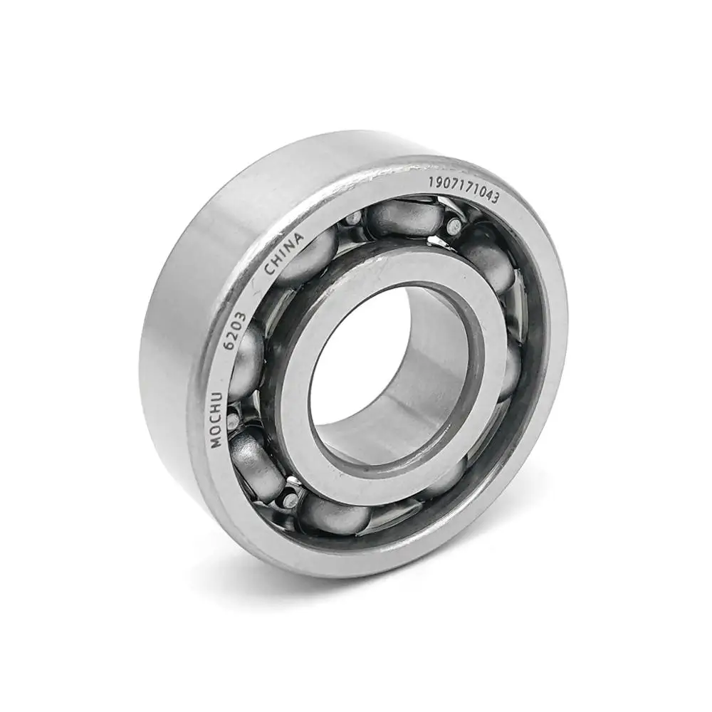 1pcs 6203 17X40X12 P5 ABEC-5 MOCHU Open Deep Groove Ball Bearings Single Row High Quality