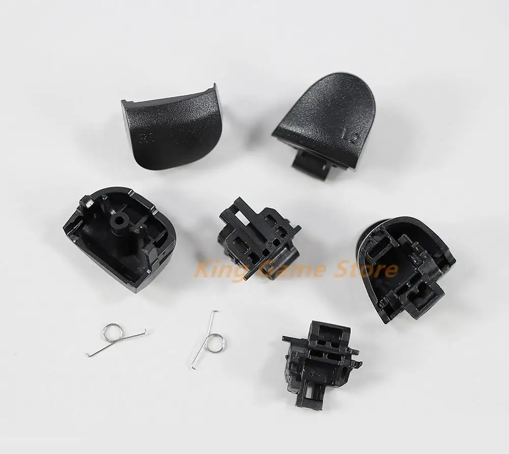 1 ชุด L R trigger ปุ่มสปริงสําหรับ PS5 เปลี่ยน L1 R1 L2 R2 ฤดูใบไม้ผลิปุ่ม LR ผู้ถือกรอบสําหรับ Sony PS5 controller