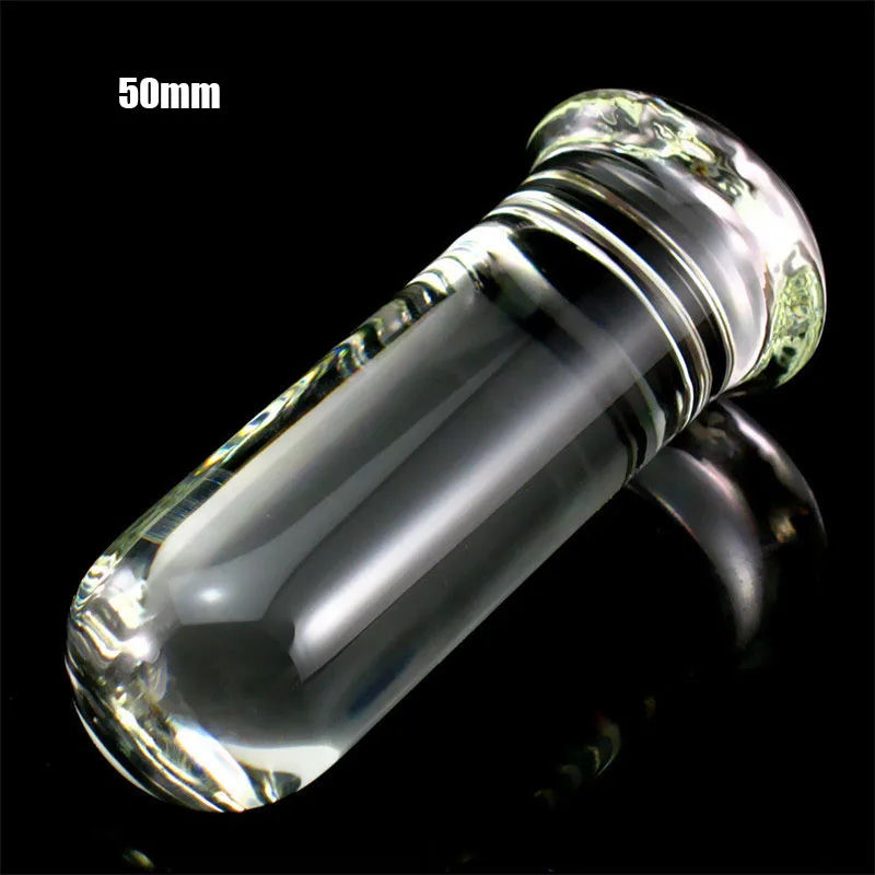 Glass Dildo Huge Butt Plugs Crystal Dildos Large Anal Plug Pillar Vaginal Plug Sex Toys For Woman Anus Dilation Vagina Expansion