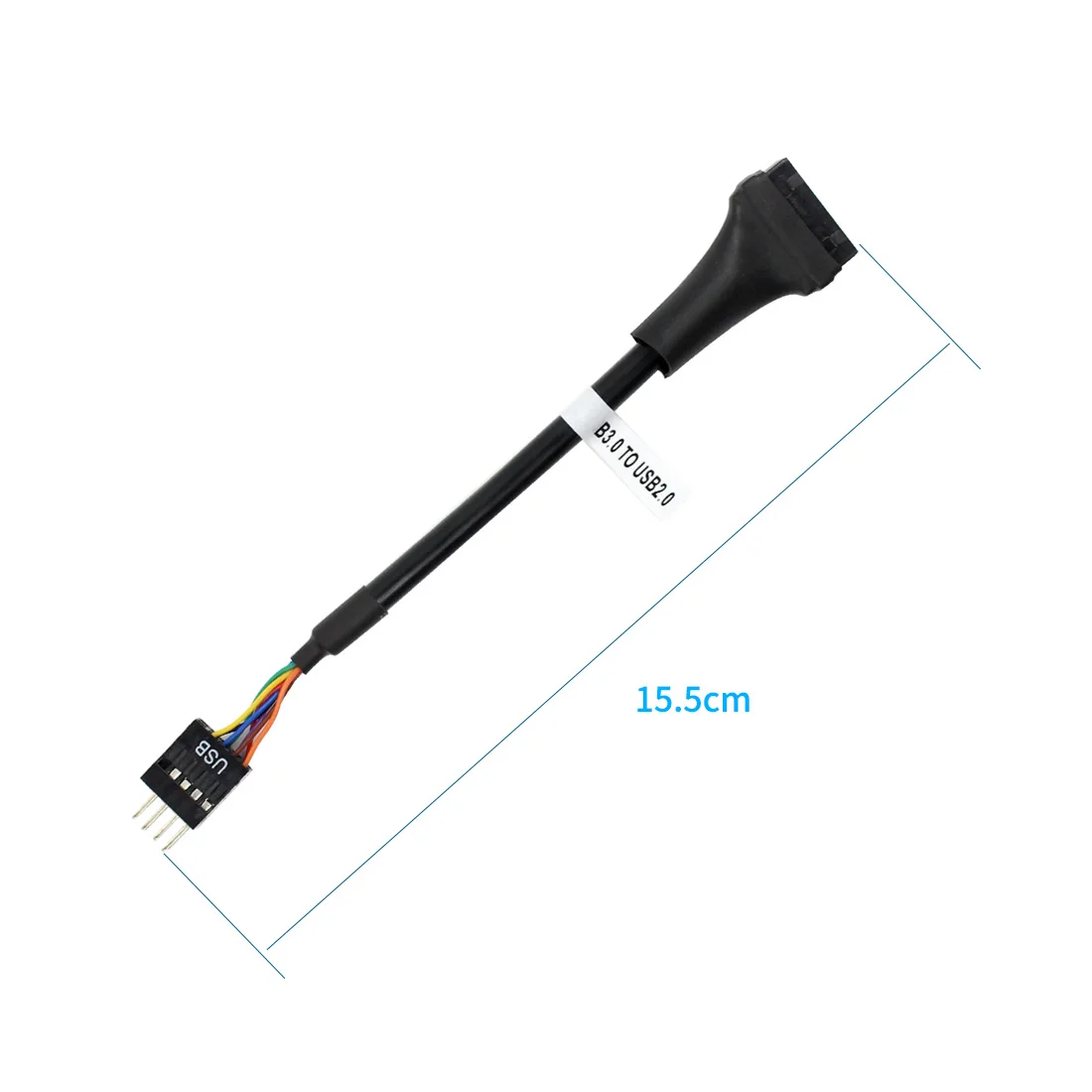 20 Pin USB 3.0 Header Female to 9 Pin USB 2.0 Male Adapter Converter Wire Data Cable For Desktop Computer PC Mainboard