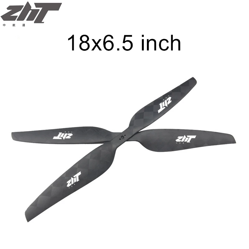 1865 Ultra-Light Carbon Fiber Propeller 18 Inch Long Flight Time Rc Airplane And Drone Props Fit For Multi-Rotor UAV