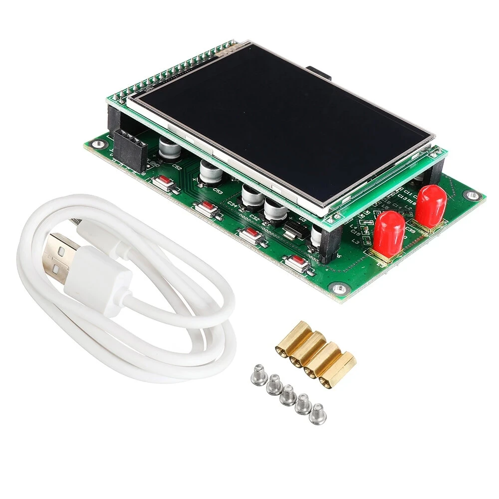 Imagem -02 - Placa do Gerador da Fonte do Sinal da Varredura do rf 138m4.4g 35m-4.4g Stm32 com Lcd do Toque de Tft35m-4.4g Adf4351 Adf4350 Adf4351