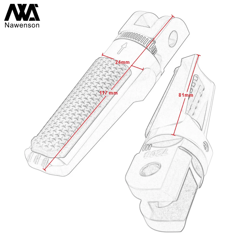 مسند للقدمين للدراجة النارية أوتاد قدم بدواسات أمامية أوتاد قدم ملحقات لـ 1290 Superduke GT 2019-2021