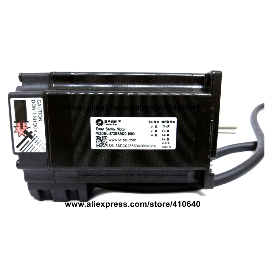 

Leadshine Hybrid Servo Motor 57HS20-EC 1.8 degree 2 Phase NEMA 23 with encoder 1000 line and 1.0 N.m torque