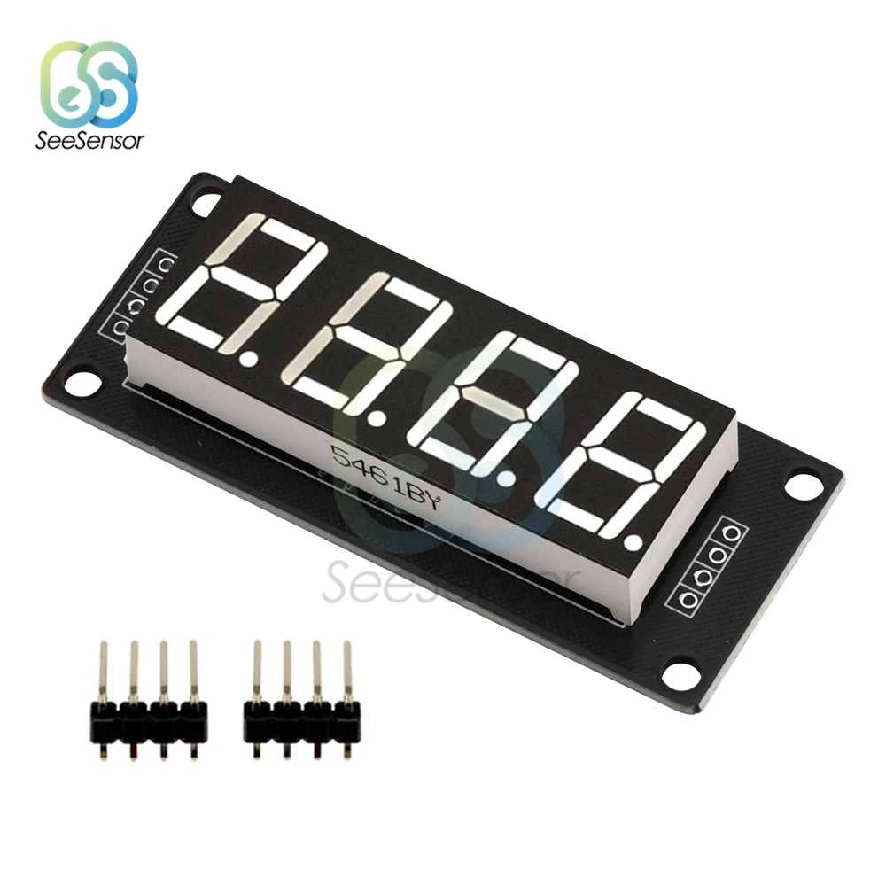 TM1637 modulo Display a LED per Arduino 7 segmenti 4 bit 0.56 pollici scheda modulo orologio digitale a tubo