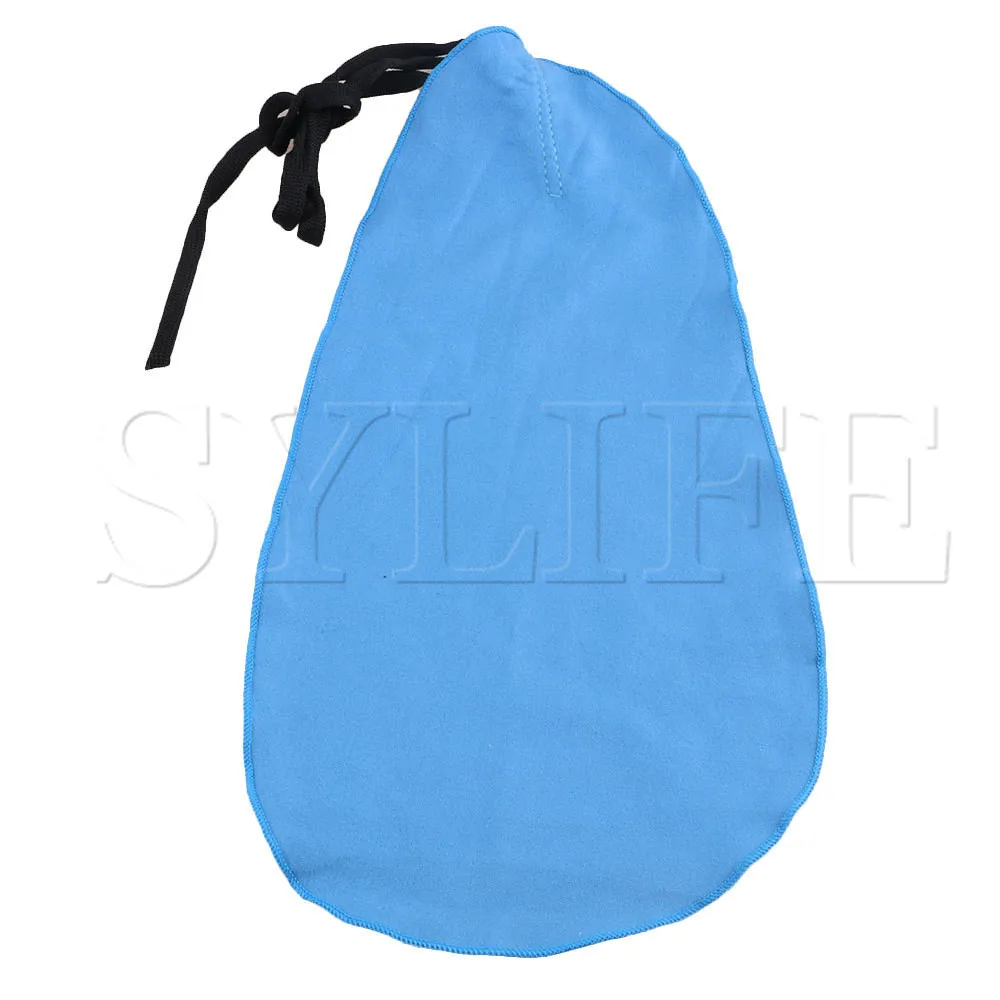 Blue Microfiber Cleaning Cloth for Clarinet Piccolo Flute Sax Saxphone