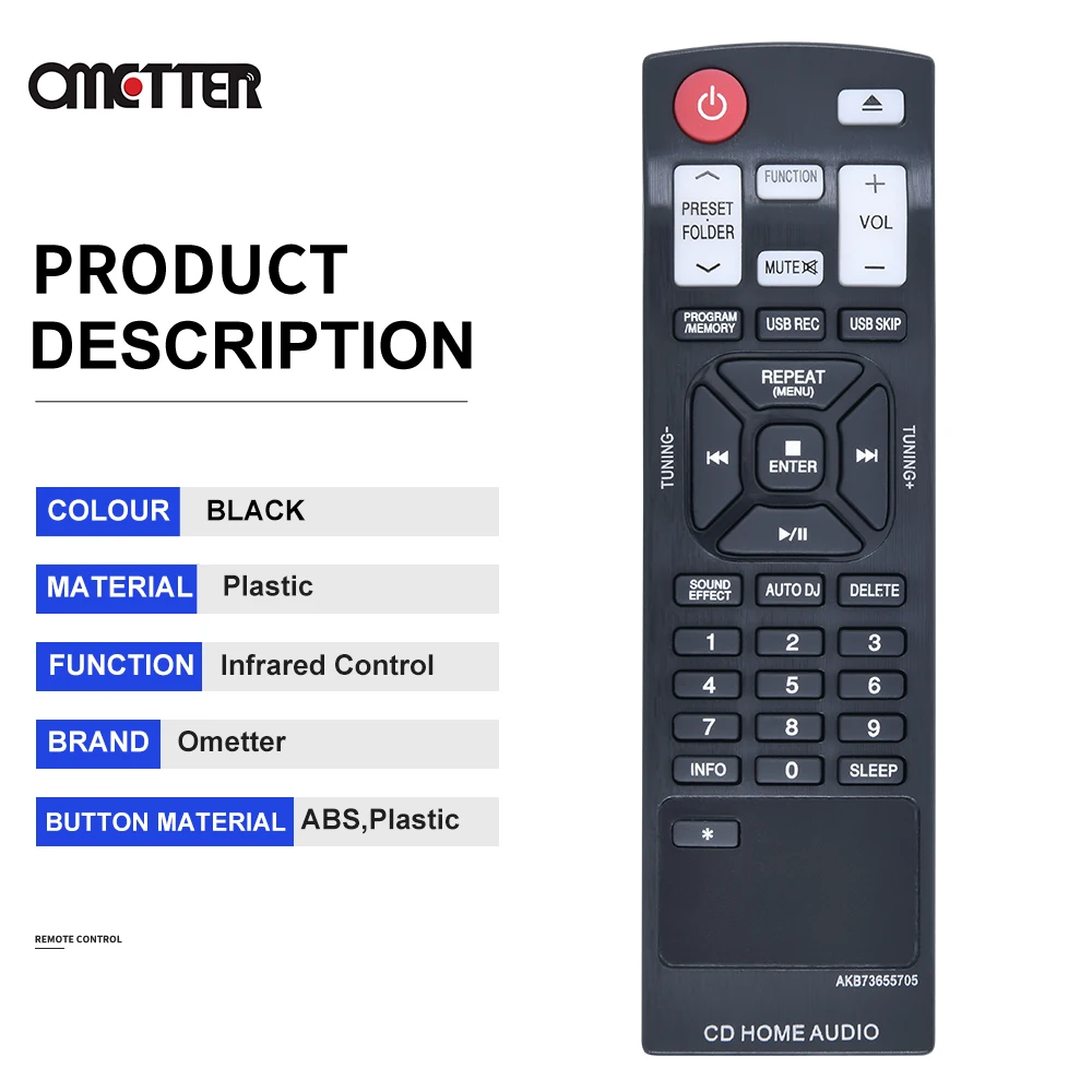 Télécommande pour système audio Hi Fi, AKB73655705, CM4230, CM6520, Cms6520f, Cms6520w, Nouveau