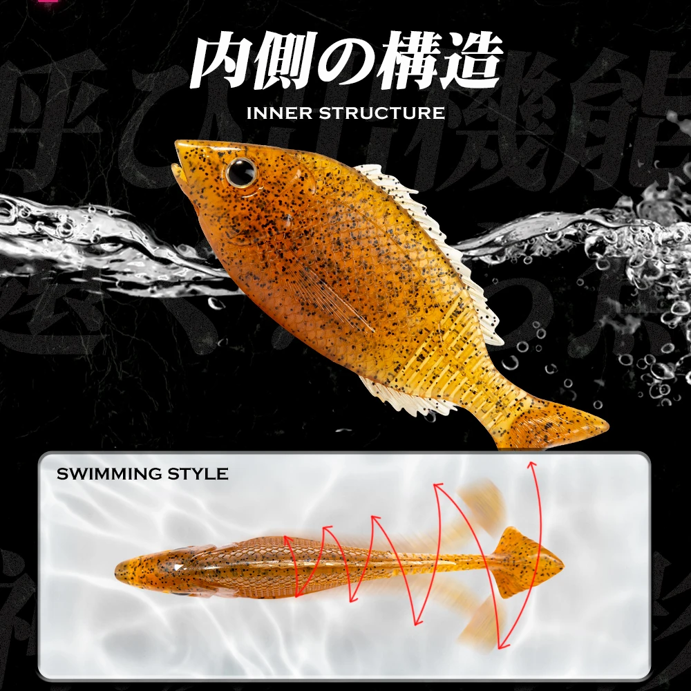 Hunthouse Soft Fishing Lure Wobblers Swim 110mm 120mm Saltwater Vibrotails Silicone Bait Artificial For Bass Trout Fish Tackle