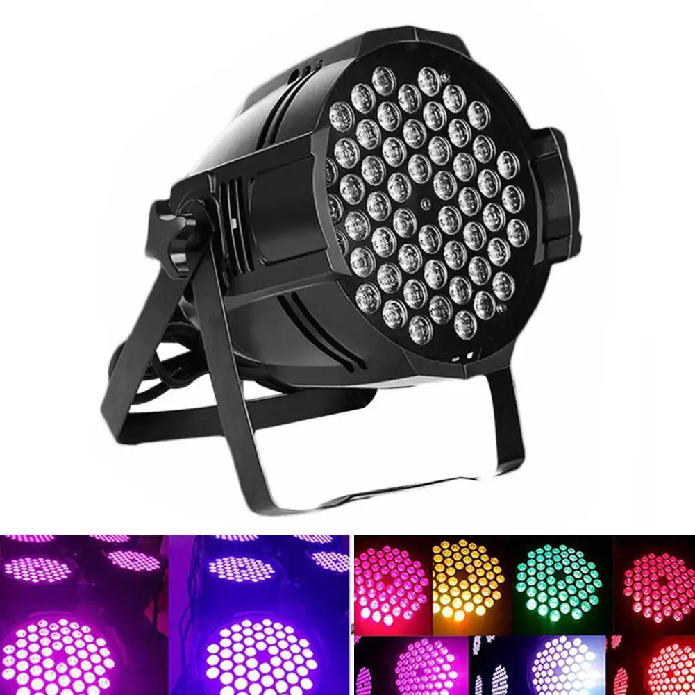 180W AC 120-240V Aluminium 54LED Par Licht Disco DJ KTV Party Dance Bühne Lampe LED Licht dance Bühne Lampe