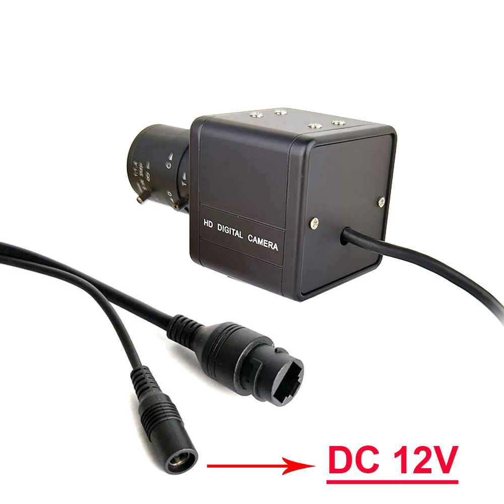 SMTKEY H.265 Motion Detect Audio mic Onivf 5MP POE or 12V 2.8-12mm IP Camera 4MP 5MP Metal Box IP network Camera