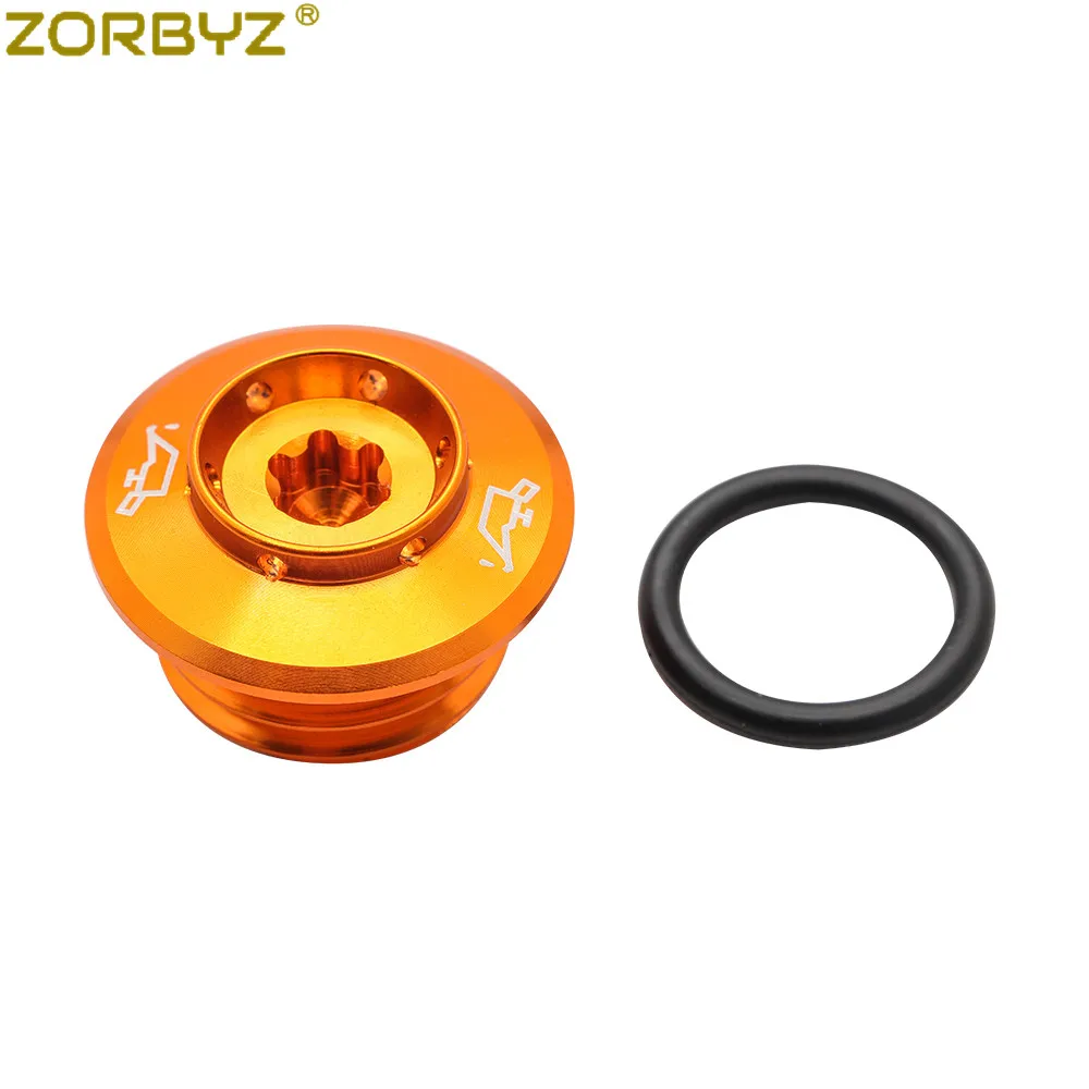 ZORBYZ Motorcycle Engine Oil Filler Plug Cap Cover For 690 790 950 990 1290 For Duke Super For Duke Superduke R GT 2004-2022