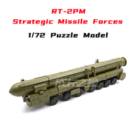 1/72 RT-2PM Strategic Missile Forces Assembly Model Military Toy Plastic Model Kits Missile Launcher Puzzle Gluing Model Toys