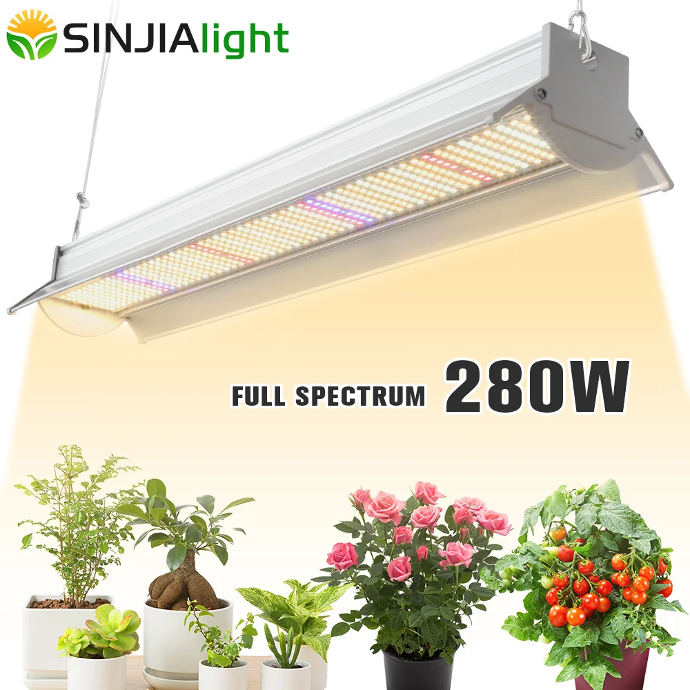 Full Spectrum LED Grow Light, 560 LEDs Board Panel, Planta Crescente Lâmpada, IR Phytolamp para Flores Internas Crescer Tenda Estufa, 280W