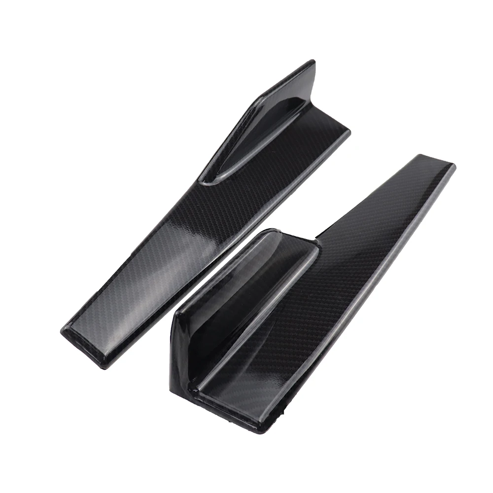 2Pcs/Set Car Wide Body Side Skirts Splitters Kit Modified Sideskirts Rocker Anti-Scratch Winglet Wings Bumper 45cm Universal
