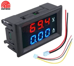 0.28 pollici 3 cifre DC 100V 10A doppio LED voltmetro digitale amperometro rilevatore di Volt per auto misuratore di corrente Tester di tensione Monitor Vlot