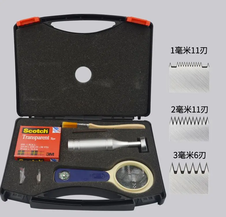 Cross Adhesion Tester Cross Cutting Tester 1MM / 2MM / 3MM, Tester Marker
