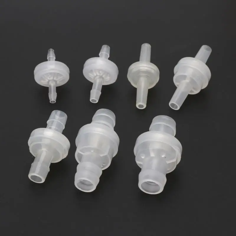 Di plastica One-Way di Non Ritorno Acqua Fluidi Valvole di Ritegno per il Carburante In Linea di Gas Liquido L4MB