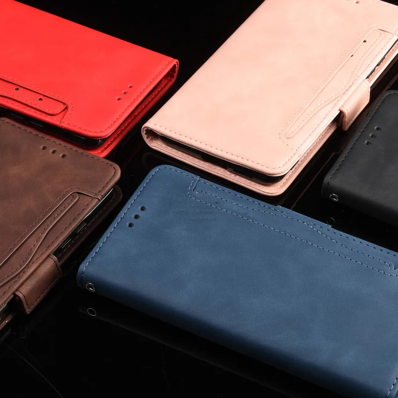 Per OPPO Reno 6 5G / 4G custodia a portafoglio libro magnetico Flip Cover Card Photo Holder Luxury Leather Mobile Phone Fundas