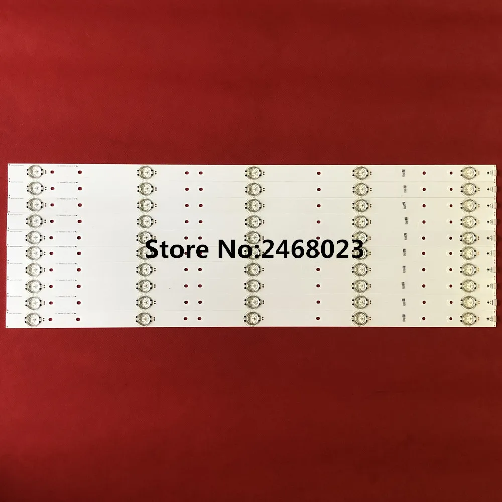 

10pcs LED TV Backlight Strip For LED58K220 LED58EC320A LEDN58K220P LED58K300UD LED58K3100A LCD-60UE20A SVH580A01-5LED-REV06