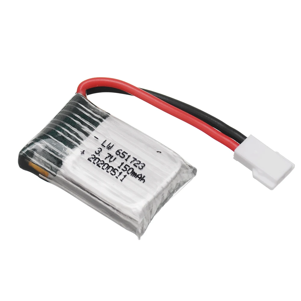 3.7v 150mah lipo Battery For JJrc H2 H8 H48 U207 RC Quadcopter Spare Parts 3.7v H8 Rechargeable Battery 1pcs to 10pcs