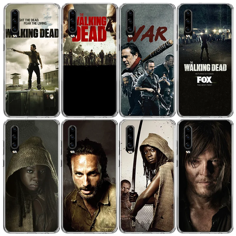 The Walking Dead Phone Case For Huawei P50 P40 Pro P30 Lite P20 P10 Mate 10 20 Lite 30 40 Pro Cover Coque Shell