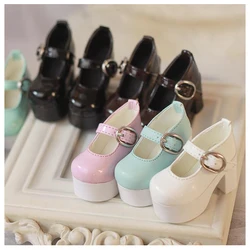 BJD shoes 1/4 BJD leather shoes high heel shoes for 1/4 BJD MSD DD doll shoes doll leather shoes doll accessories doll shoes