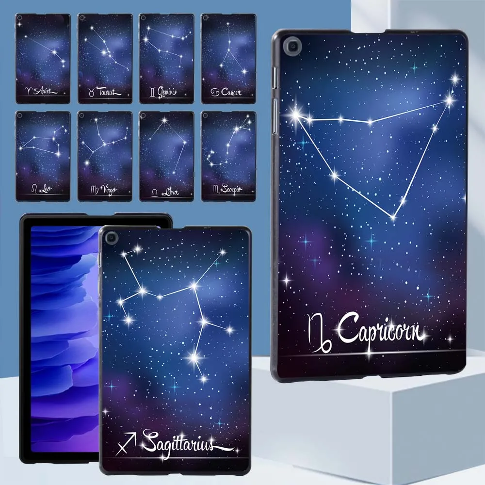 Tablet Case for Samsung Galaxy Tab A7 10.4 inch 2020 T500 T505 Constellation Pattern New Durable Slim Shell Cover + Free Stylus