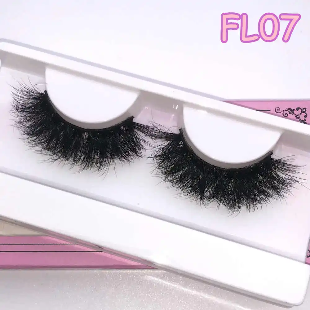 Mikiwi FL 20-22mm Makeup Mink Lashes 3D Fluffy Cruelty free Natural Mink Lashes Cross Volume False Eyelashes Eyelash Extension