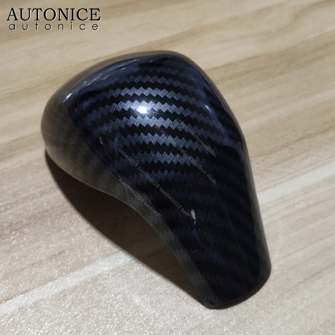 Fit for Toyota Hilux Revo Rocco Fortuner 2015 2016 2017 2018 2019 2020 2021 Carbon Fiber Color Gear Shift Knob Cover Trim