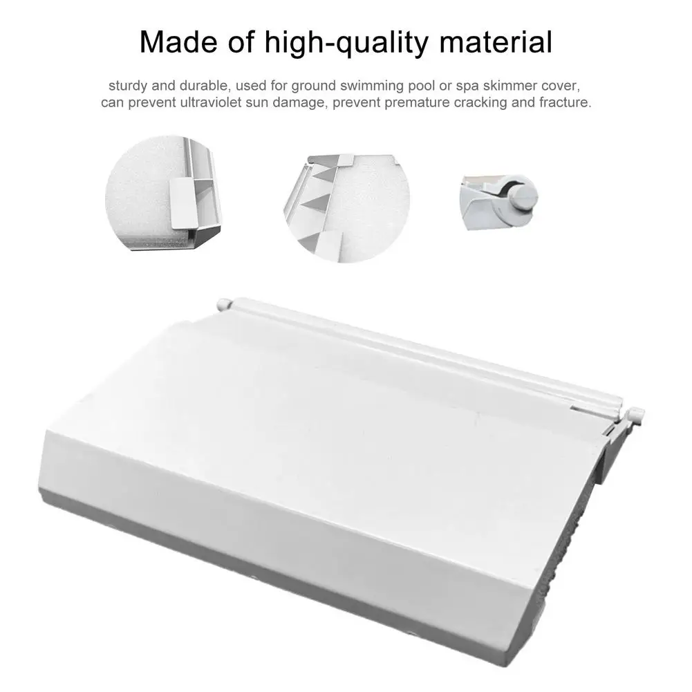 Weir Assembly Replacement Skimclean Pool And Spa Skimmer 7.68*5.51*1.06in White For SP1082/SP1084