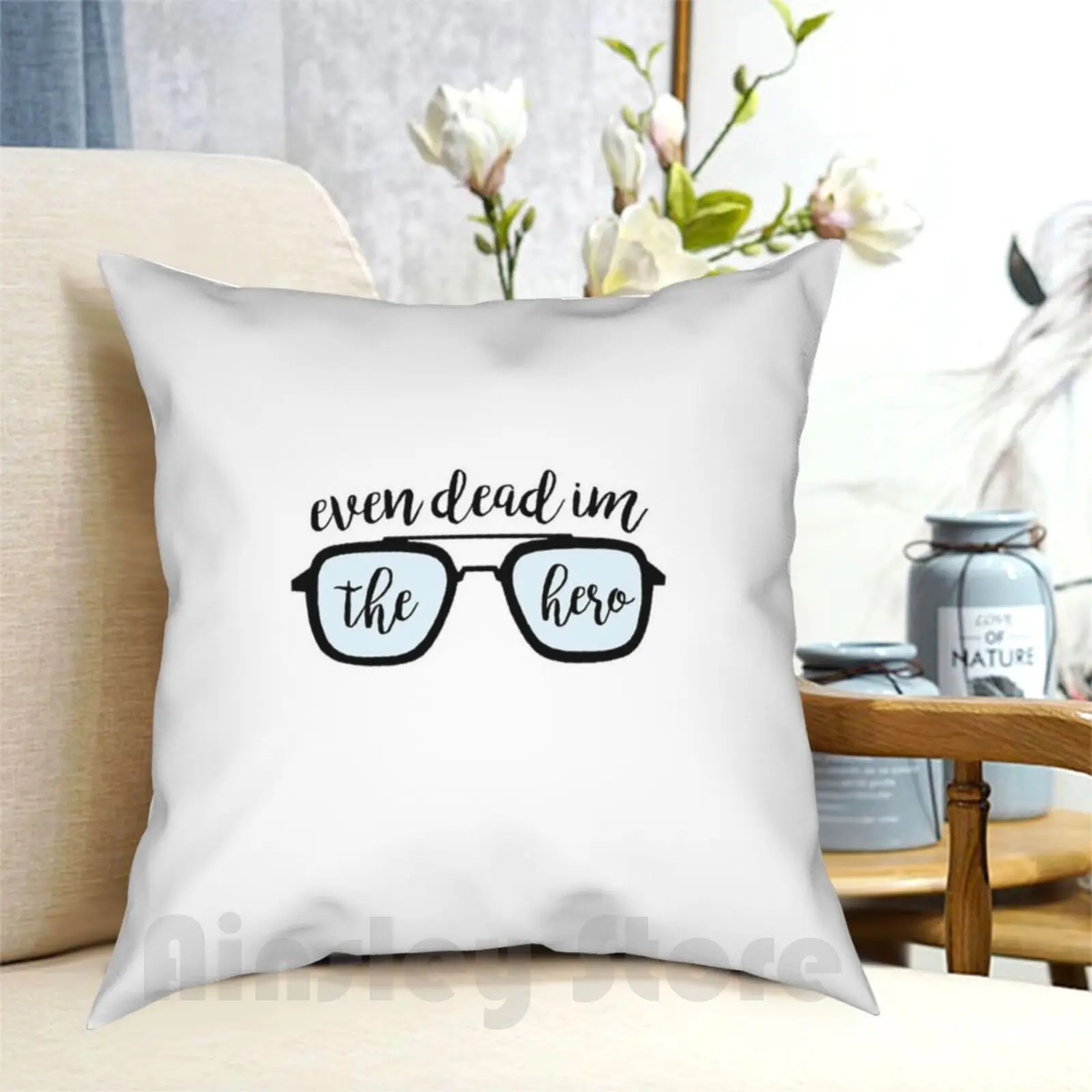 Edith Glasses | Tony Stark Pillow Case Printed Home Soft DIY Pillow cover Far From Home Tony Stark Peter Parker Mcu Comics