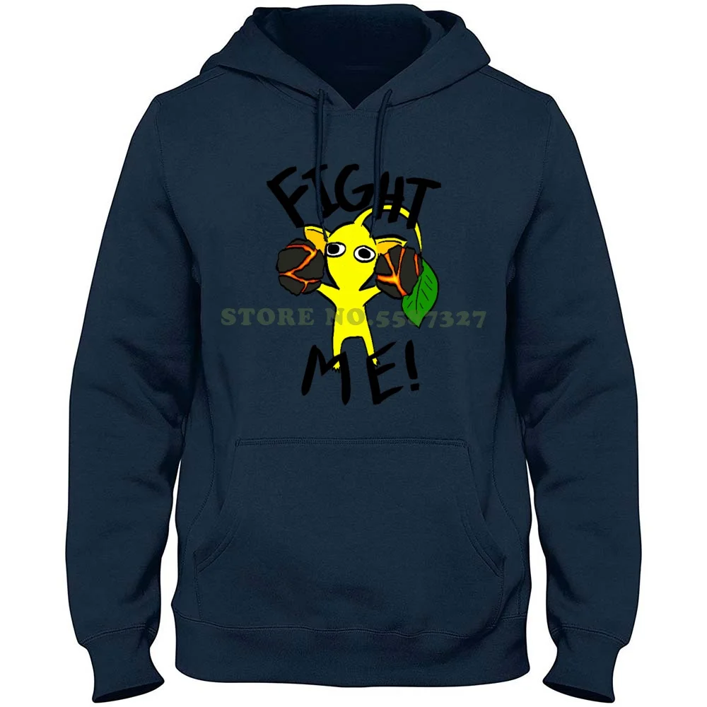 Fight Me! ( Yellow Pikmin ) 100% Pure Cotton Hoodie T-Shirt Pikmin 2 Pikmin 3 Yellow Pikmin Fight Me